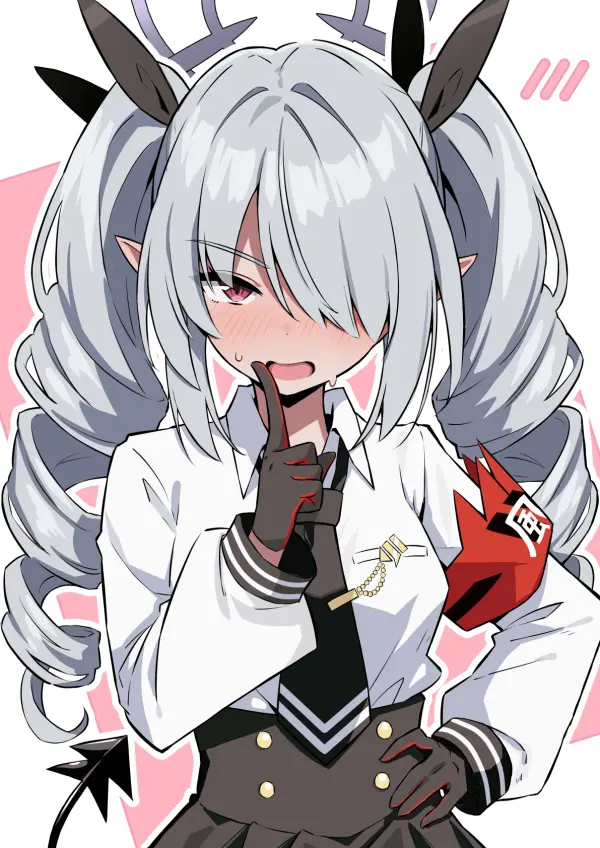 Shiromi Iori Blushing Hand on Hip Portrait #1281