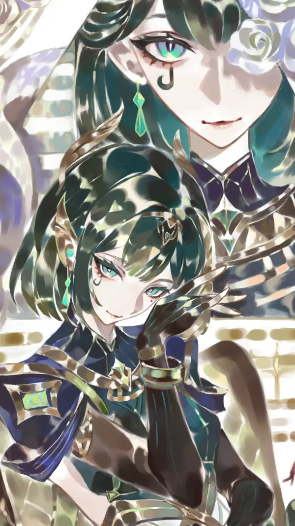 Nefer & Ashru Green Eyes Smile HD Portrait #1297