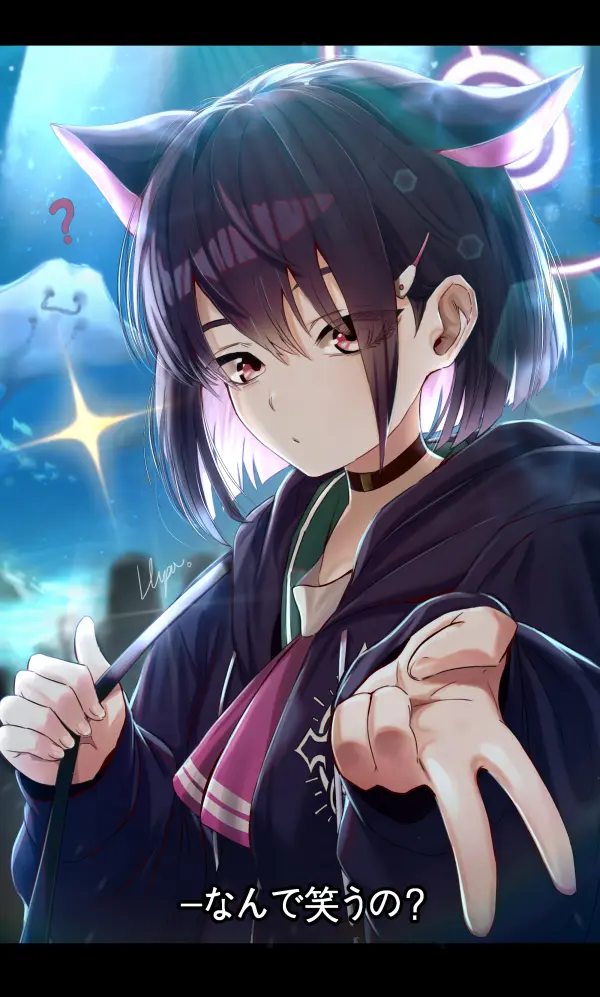 Kyoyama Kazusa Cat Ears Gyaru V Full HD Portrait #1306