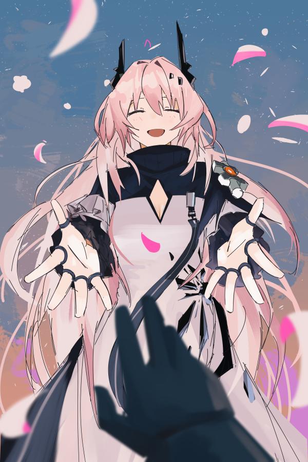 Theresa Reaching to Doctor Smiling 4K Portrait #1322