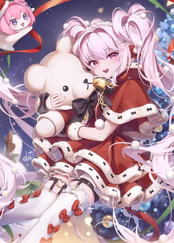 Doro Santa Dress Stuffed Bear Christmas #1340