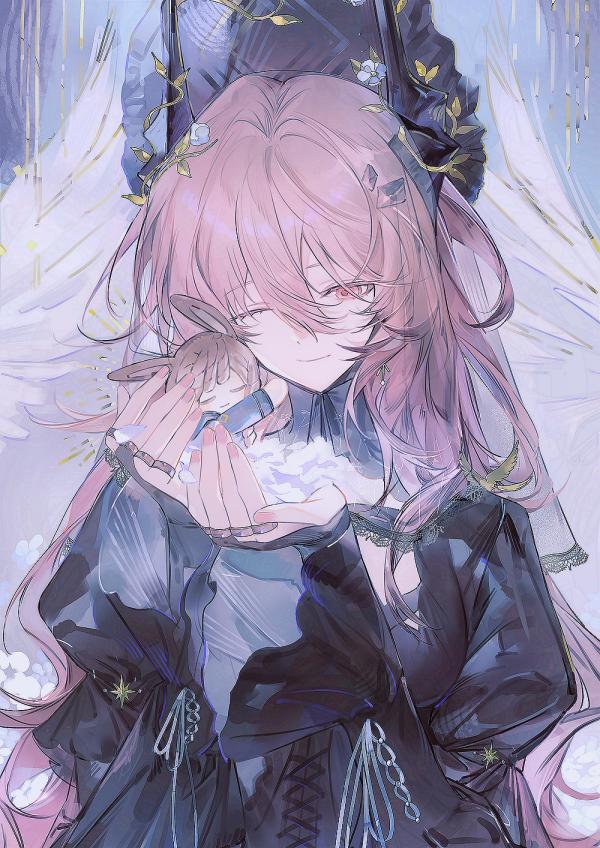 Theresa Amiya Closed Eyes Gentle Smile #1363