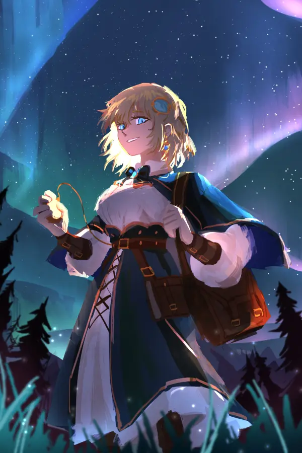 Watson Amelia Holding A Glowing Watch - Hololive 4K #1414