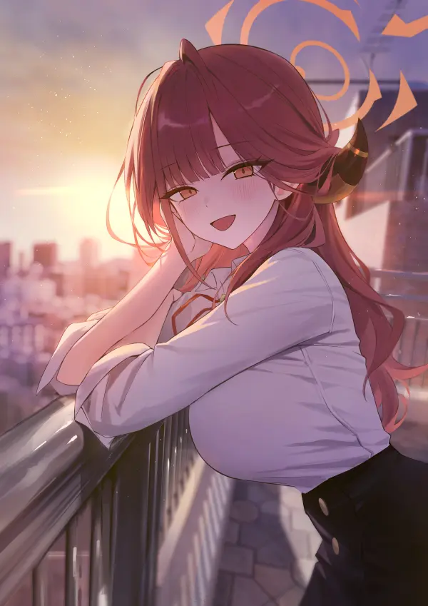 Rikuhachima Aru by Okkimon - Blue Archive 4K #1425