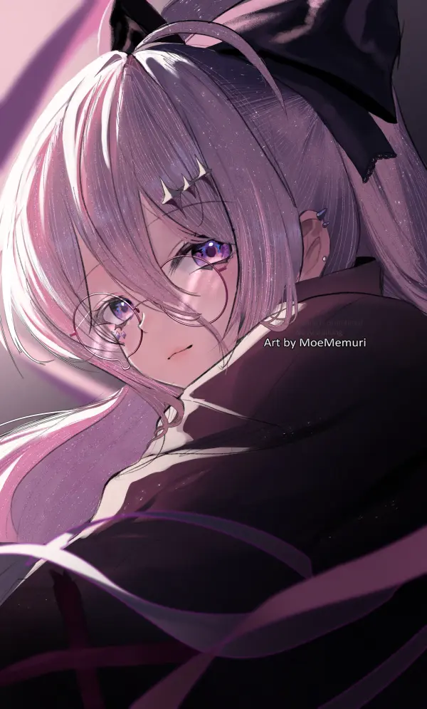 Koseki Bijou Looking Back in Glasses - Moememuri 2K #1432