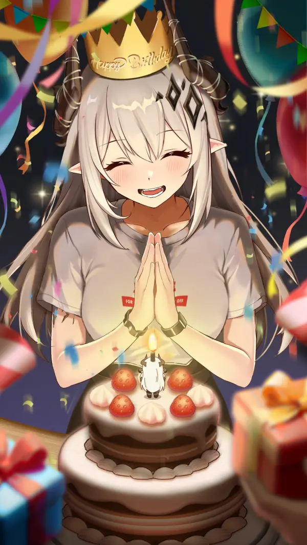 Smiling Mudrock Birthday Art by Skydrop 1080p #1435