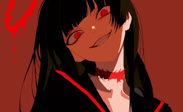 Kenzaki Tsurugi Evil Grin Blood Halo - Nekoffien 2K #1438