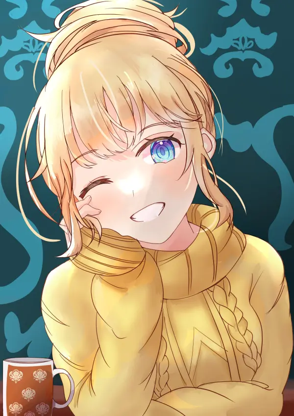 Winking Amelia Watson by Mifu18 - Hololive 2K #1451