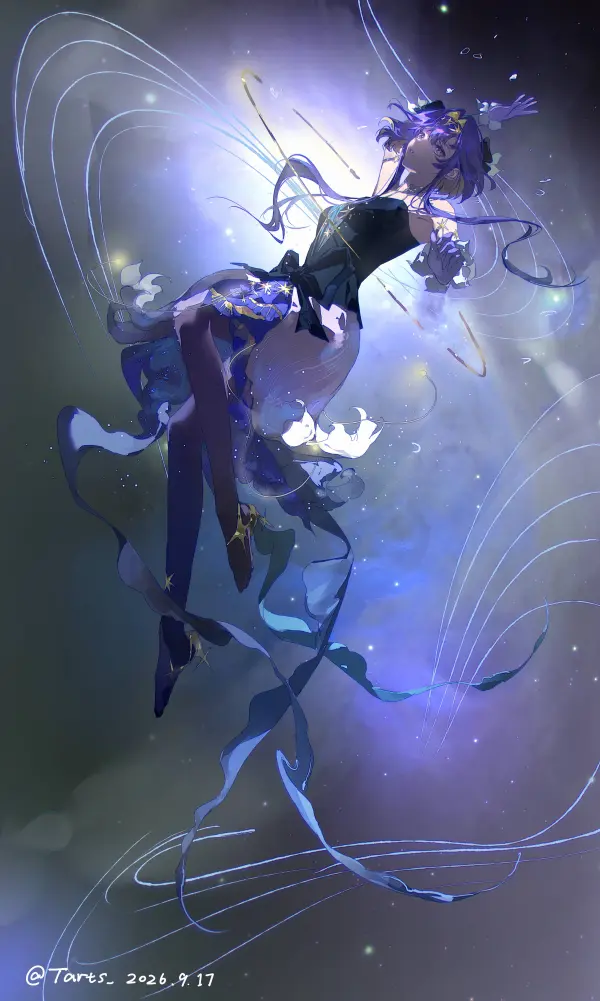 Voyager Floating in a Starry Dress - Yi Fen Ta 4K #1459