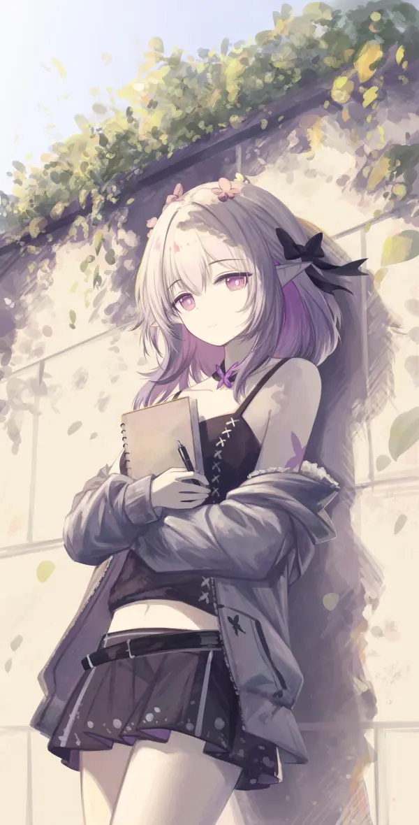 Castorice Notebook Wall Lean by Darkworldsss 4K #1474