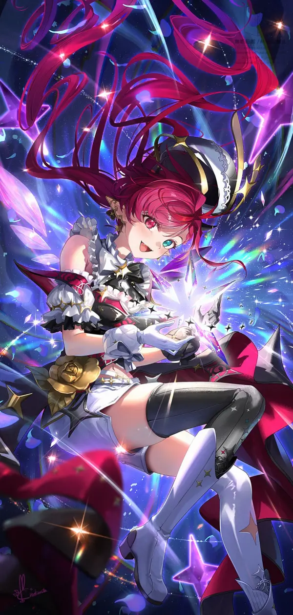 Sparkling IRyS Star Burst Art by Kito Koruta 1080p #1475