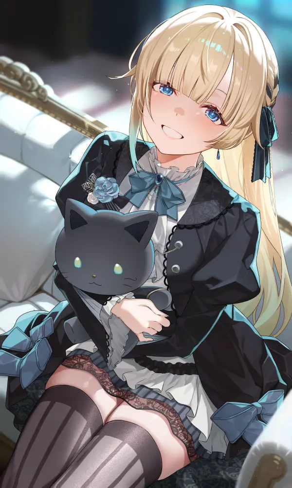 Gothic Lolita Aizawa Ema Holding Ran Portrait #1488