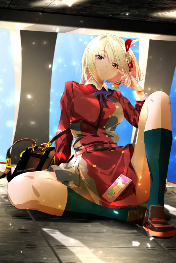Sunlit Lycoris Recoil Portrait by Sengoku Chidori #1508