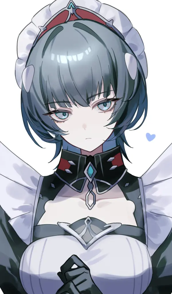 Stoic Danica in Maid Outfit Portrait by Yukiusagi #1515