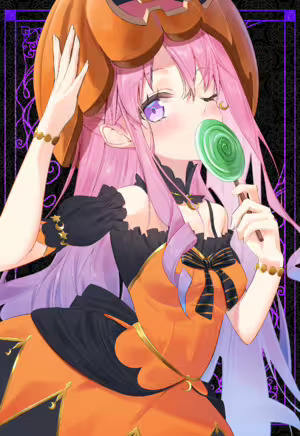 Himemori Luna Hololive Halloween Costume Wallpaper by Tachibana Shiro #201