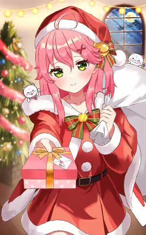 Sakura Miko Christmas Hololive Wallpaper #382